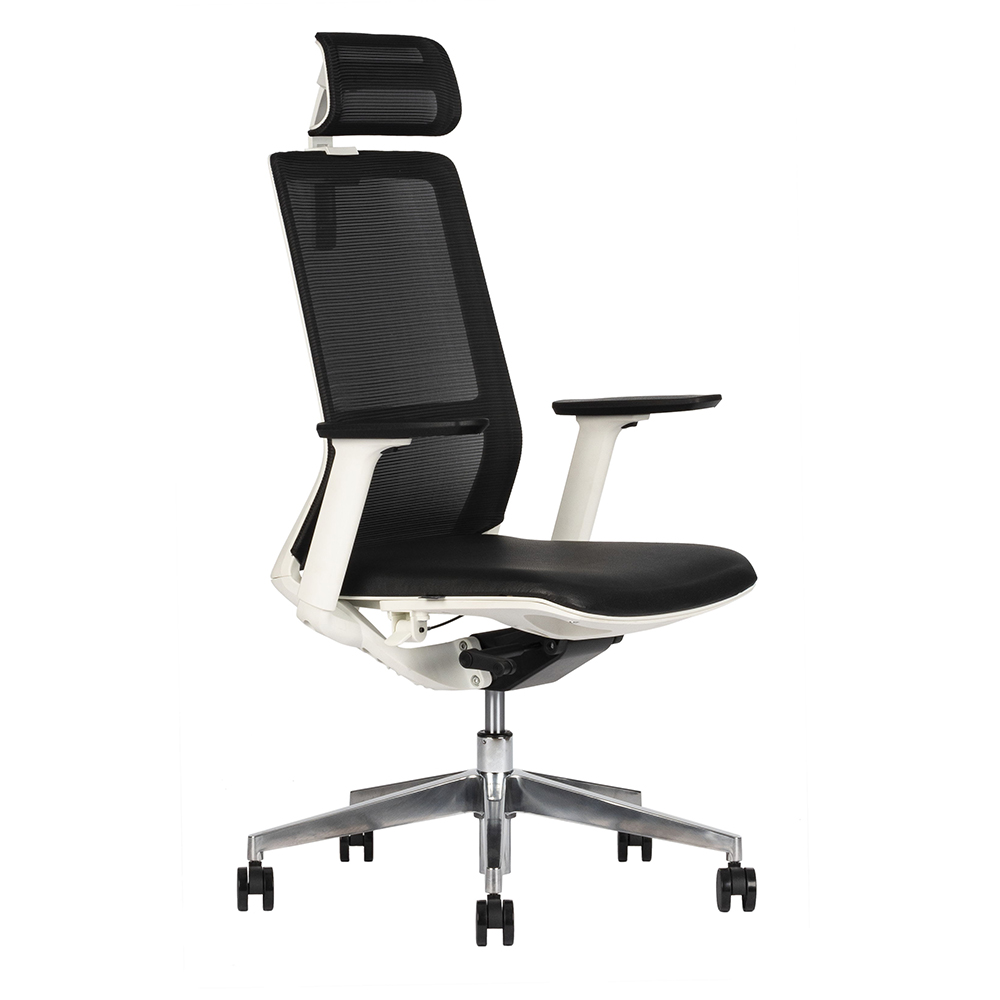 SILLA GERENCIAL SENSE WHITE RESPALDO ALTO